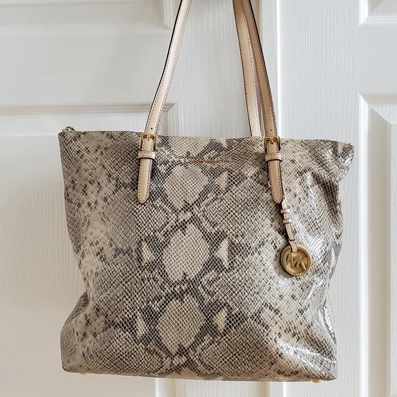 MK Python Tote - Picture 1 of 15